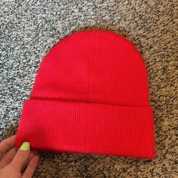 Pink Ribbed Beanie - Picture 2 of 3